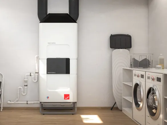 Sistema de ventilación mecánica de casa pasiva
