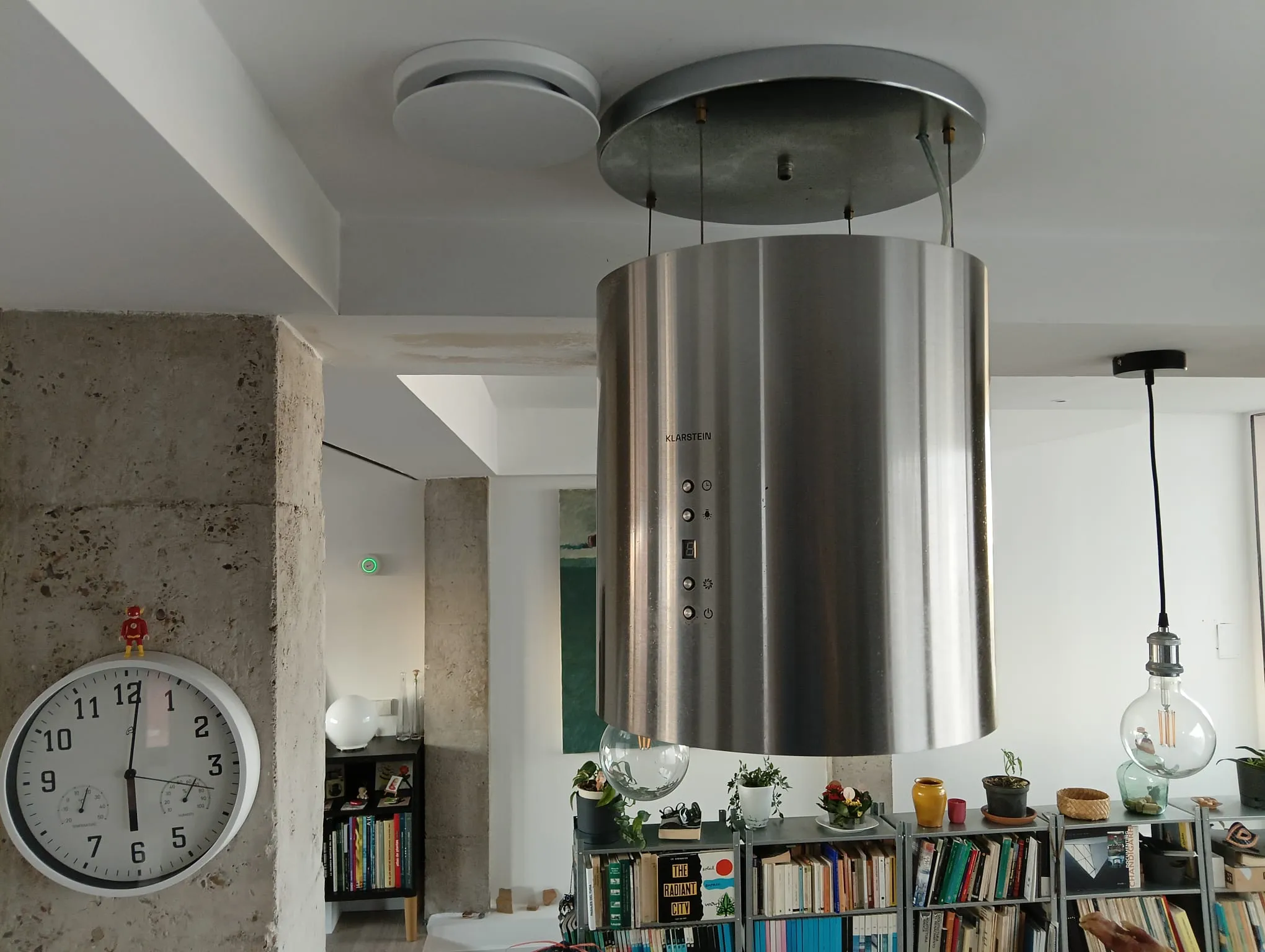 Caldera de recirculación en casa passivhaus