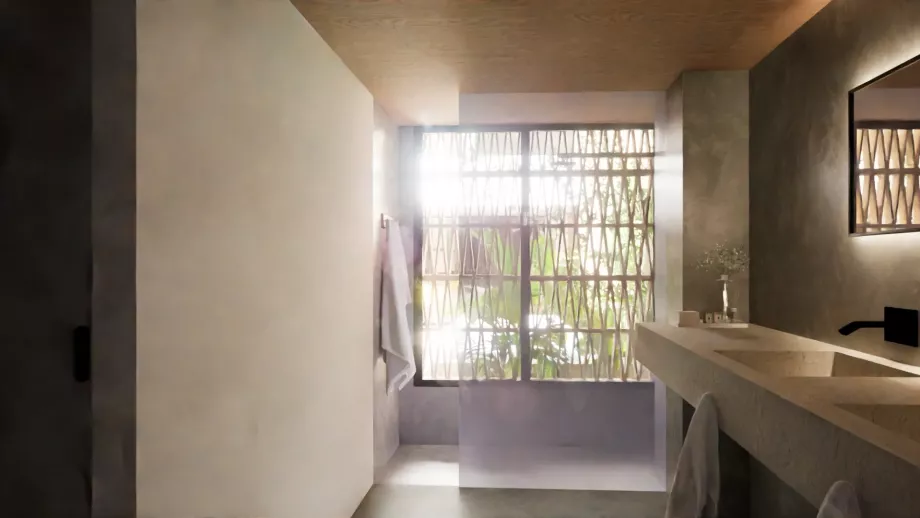 Vista del baño