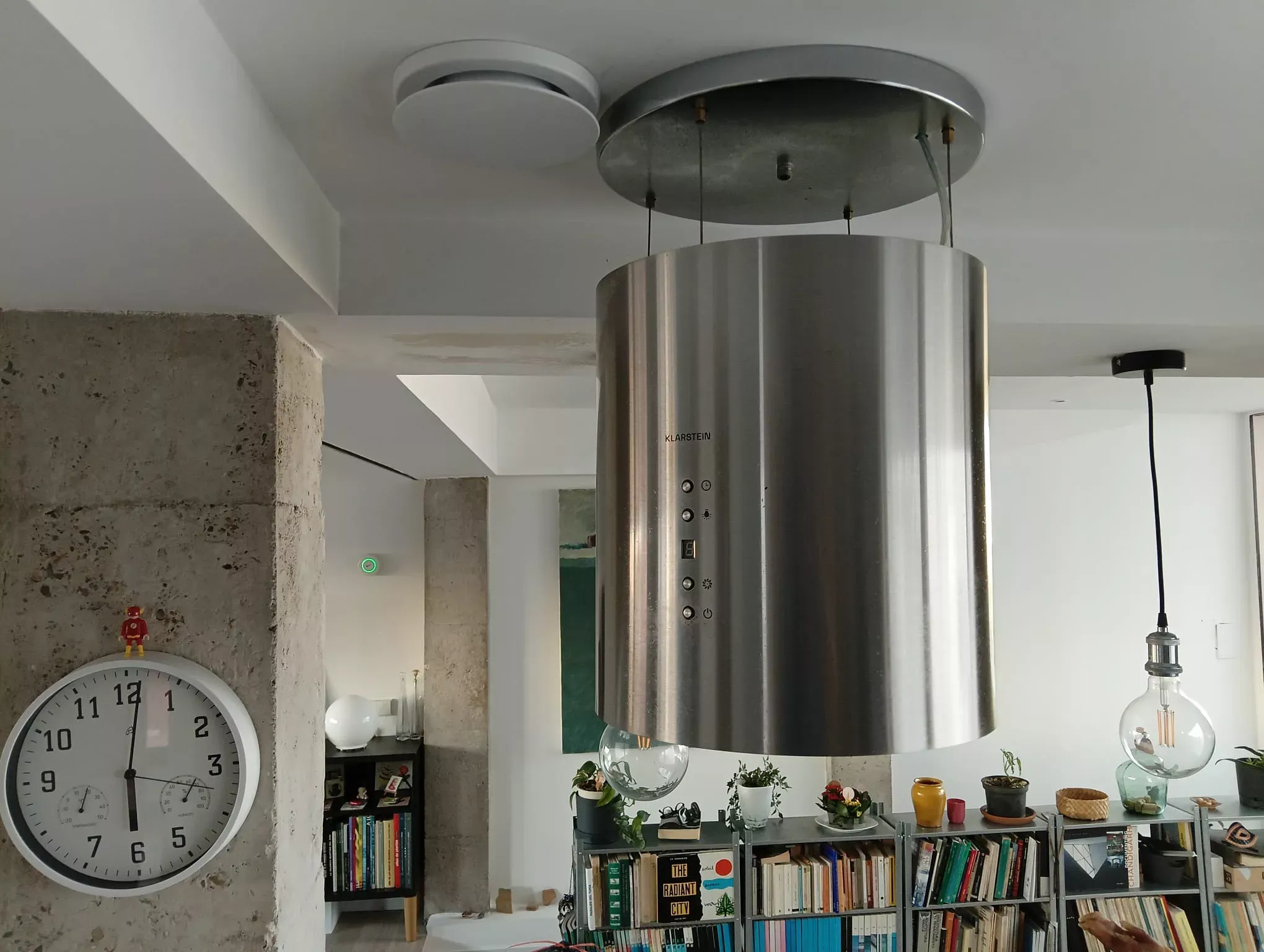 Caldera de recirculación en casa passivhaus